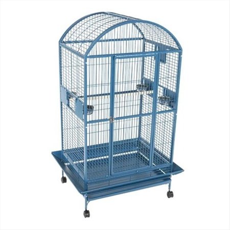 A&E CAGE A&E Cage 9004030 Platinum Dome Top Cage With 1 In. Bar Spacing 9004030 Platinum